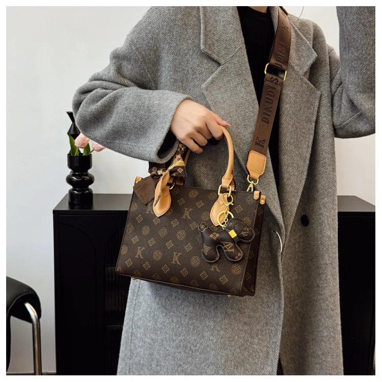 Modische Damen-Umhängetasche 2025 aus PU-Leder – Designer-Handtasche & Schultertasche