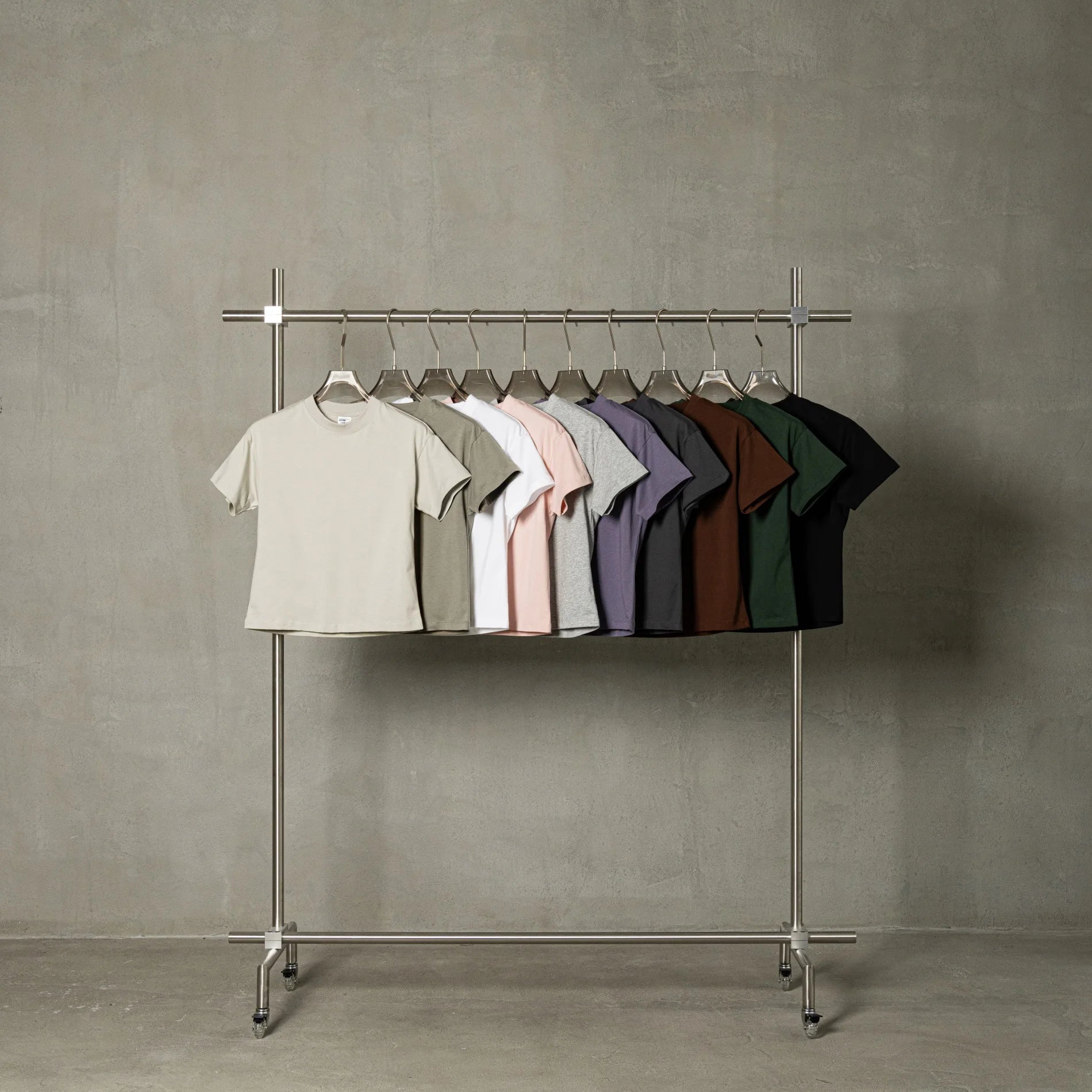 Geripptes, figurbetontes Kurzarm-Top (Cropped) – hochelastisches Basic-Shirt für den Alltag